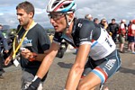 Frank Schleck pendant la quatri�me �tape du Tour de France 2011